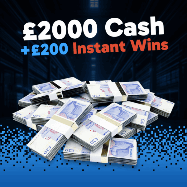 WIN £2000 TAX FREE + £200 WORTH OF INSTANT WINS
