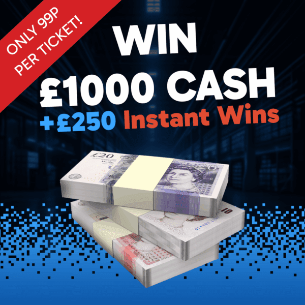 WIN £1000 TAX FREE CASH + £250 WORTH OF INSTANT WINS